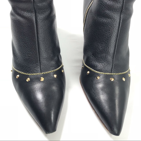 LOUIS VUITTON • Suhali Studded Boot • Authentic 40 - Picture 2 of 8
